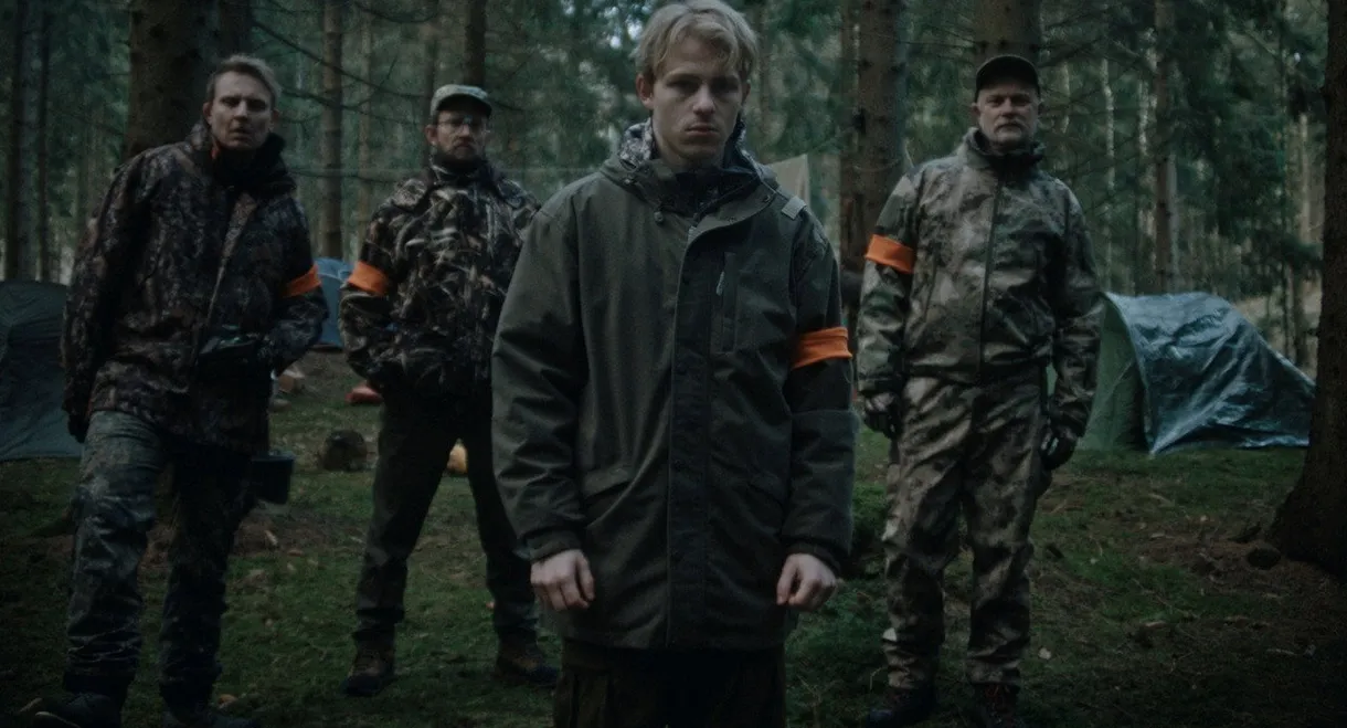 Trees Painted in Tar