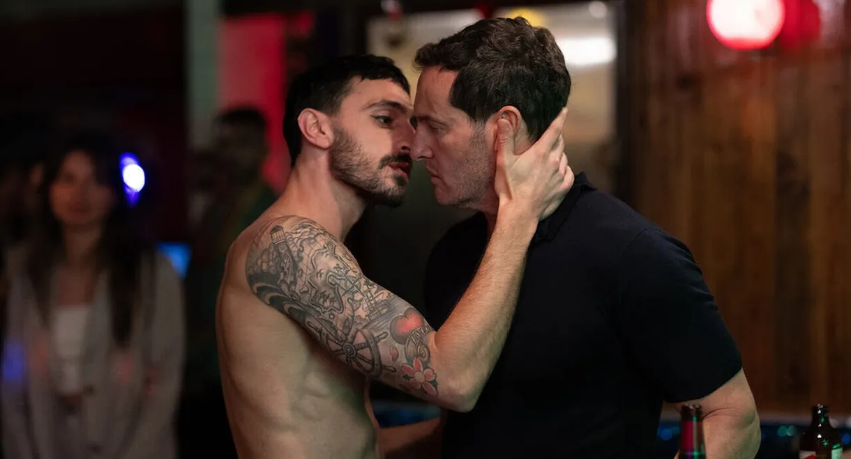 A Man Walks Down the Street