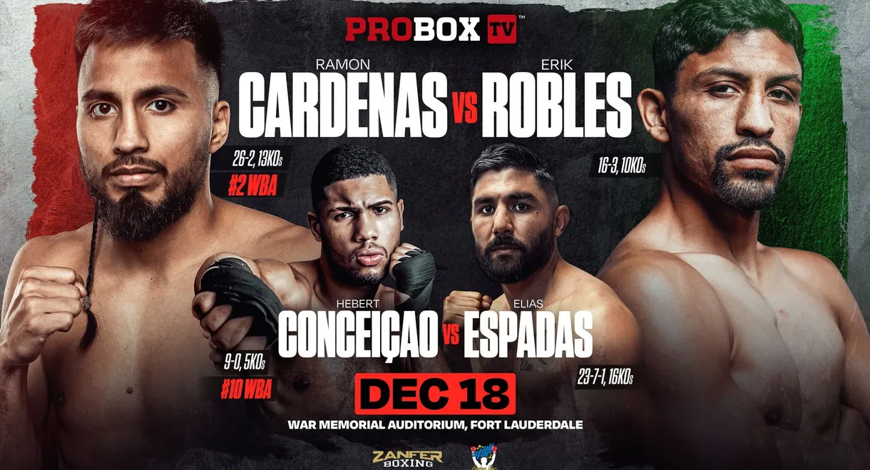 Ramon Cardenas vs. Erik Robles