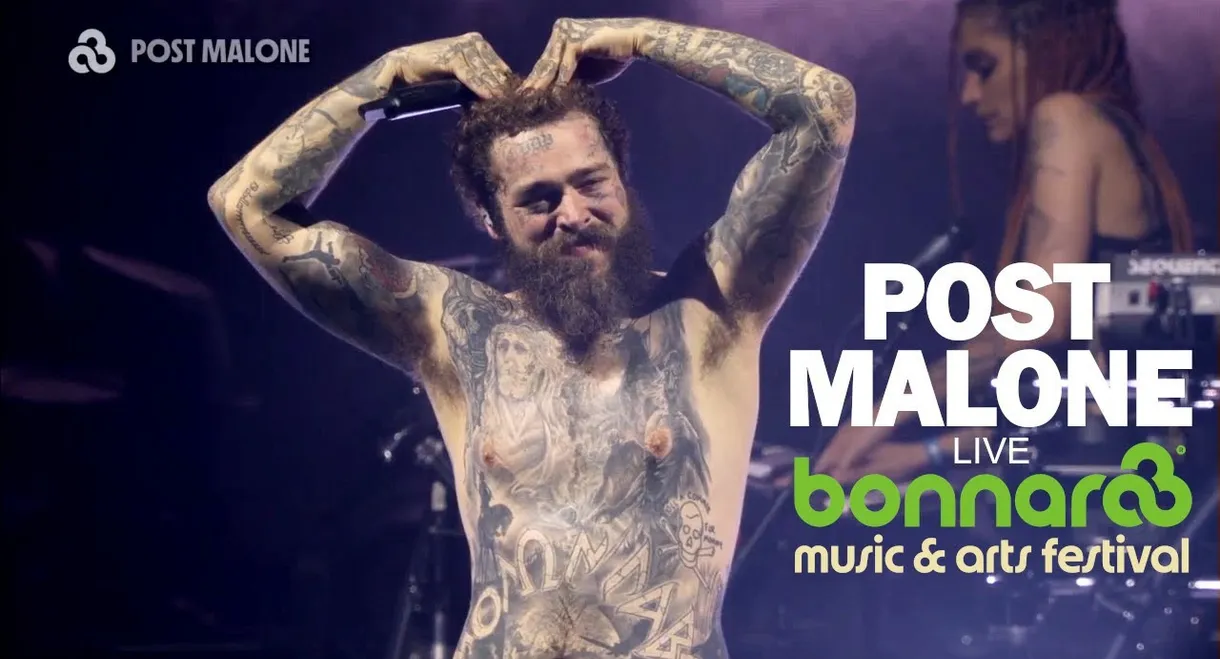 Post Malone live at Bonnaroo 2024