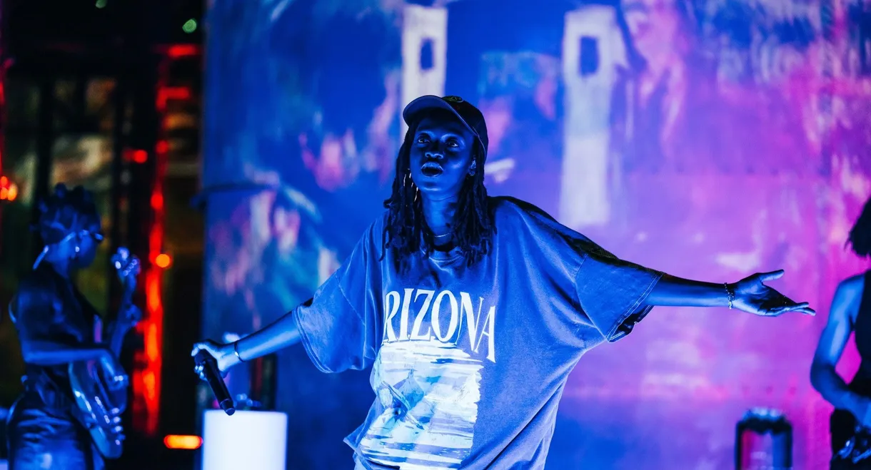 Little Simz at the Atelier des Lumières