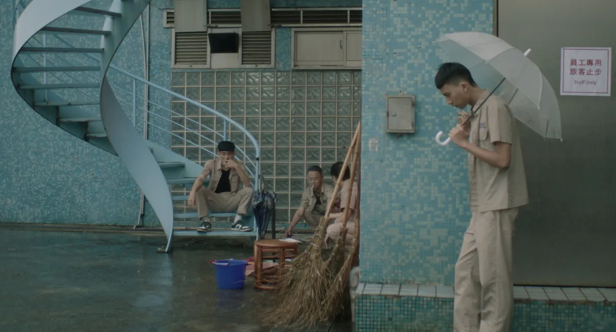 Boy Drenched in Water
