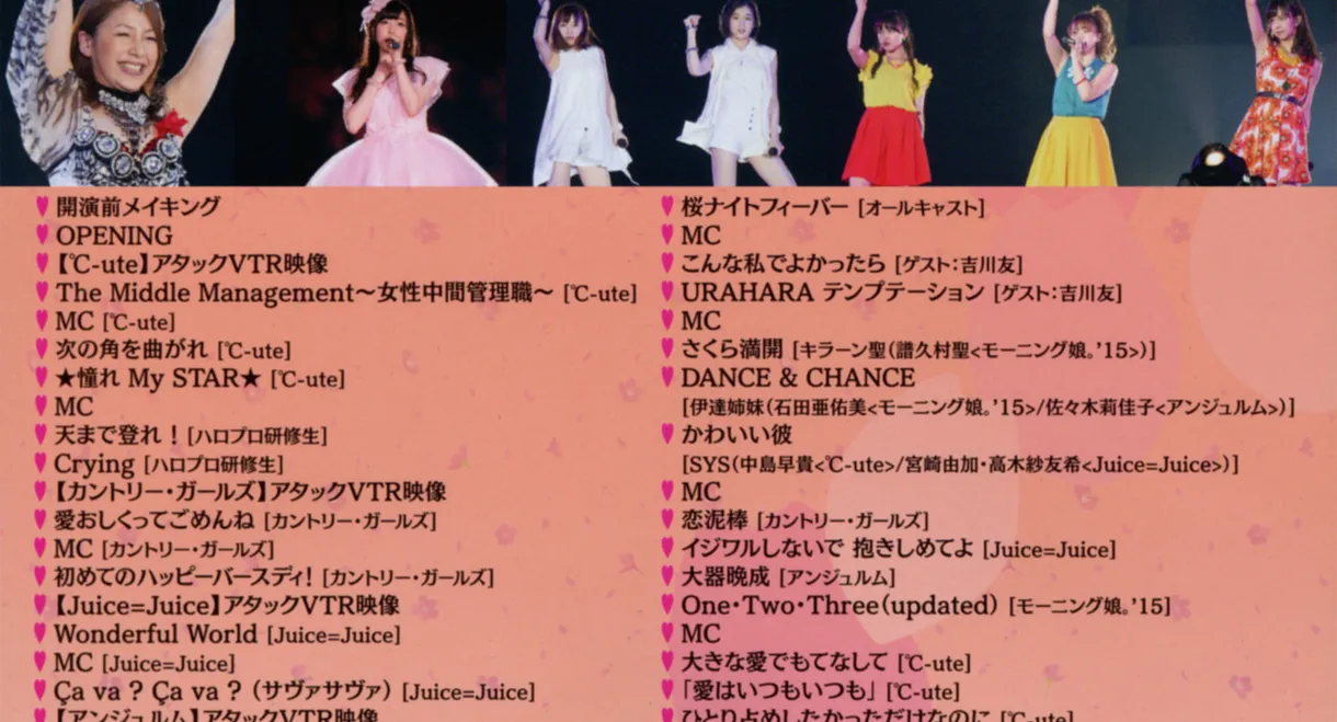 Hello! Project 2015 Hina Fes ~Mankai! The Girls' Festival~ ℃-ute Premium