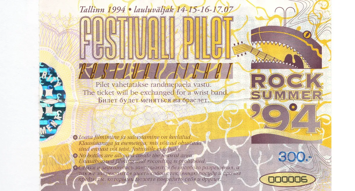 Fish - Concert at Rock Summer festival 1994 Tallinn, Estonia