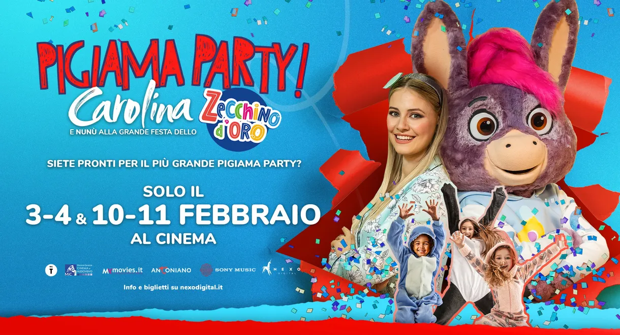 Pigiama Party! Carolina e Nunù alla grande festa dello Zecchino d'Oro