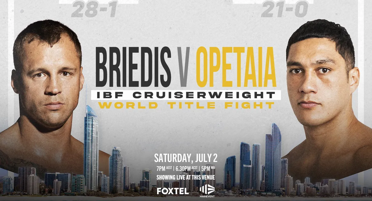 Mairis Briedis vs. Jai Opetaia