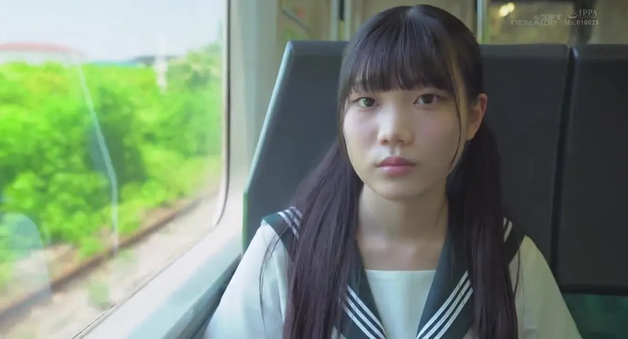 A 19-year-old in turmoil. Shy, serious, secretly lewd. I don’t want to become an adult just yet. Kaname Mochimi AV DEBUT