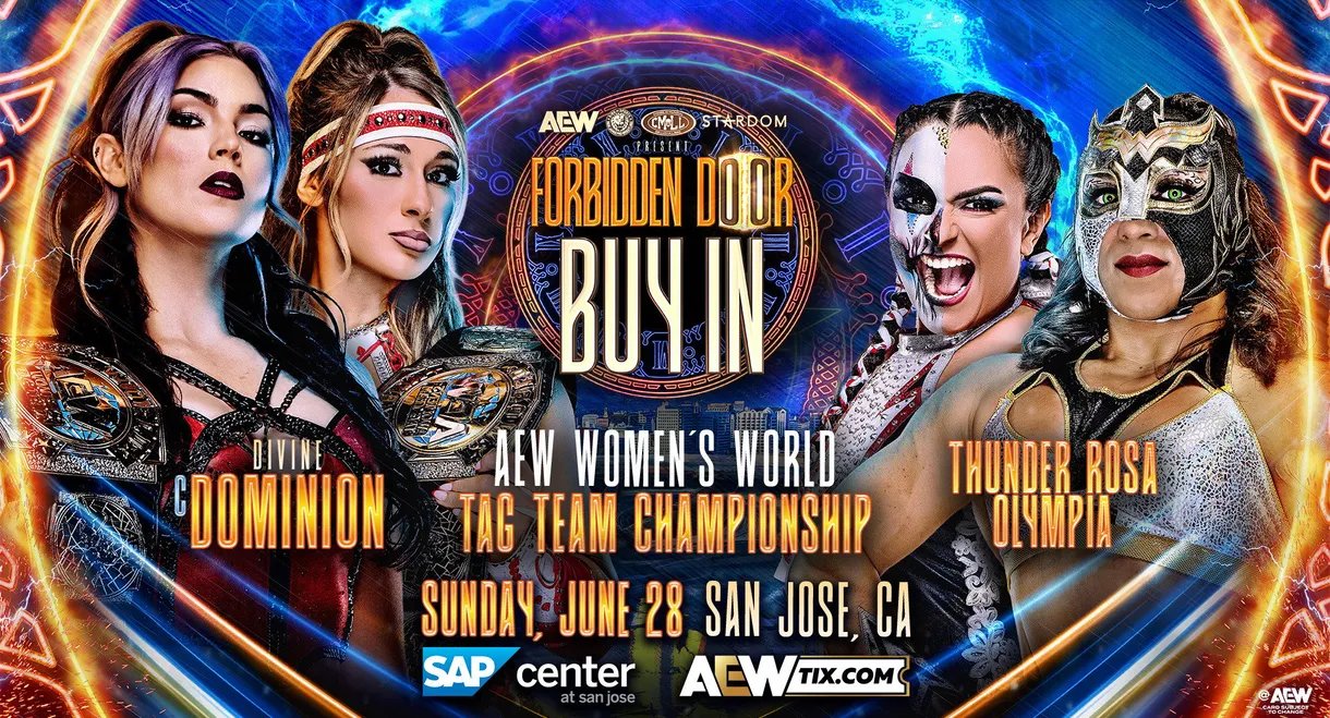 AEW x NJPW x CMLL x Stardom Present Forbidden Door 2026: Buy-In