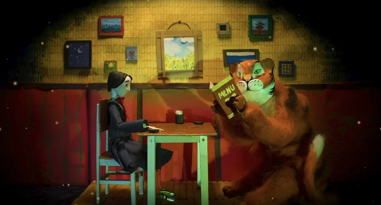 Tiger is Strolling Around