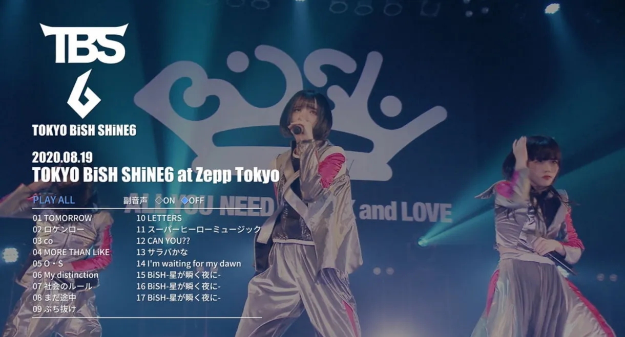 TOKYO BiSH SHiNE6 at Zepp Tokyo