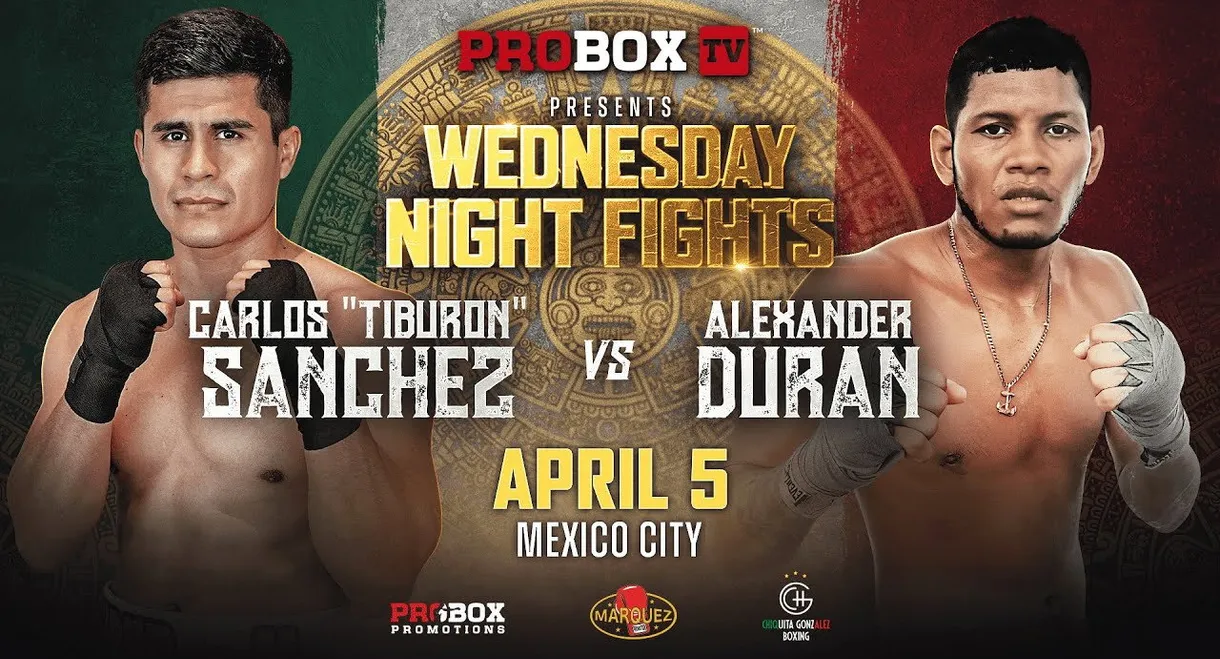 Carlos Sanchez vs. Alexander Duran
