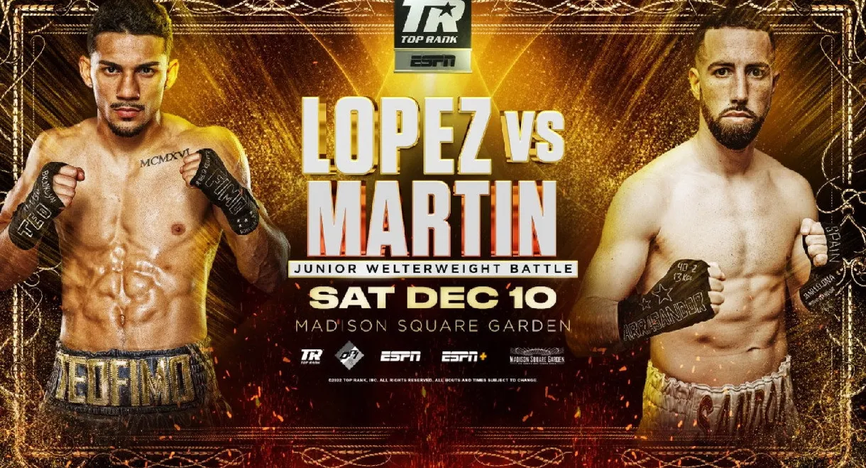 Teofimo Lopez vs. Sandor Martin