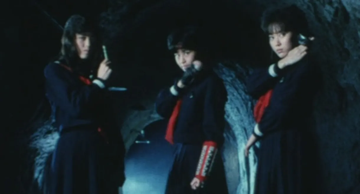 Sukeban Deka III: The Three Sisters' Most Dangerous Journey, Eight Deadly Traps