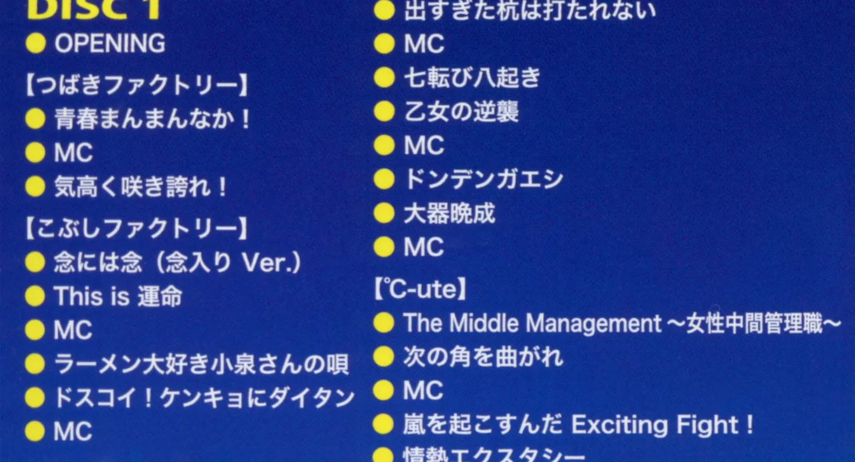 Hello! Project 2015 COUNTDOWN PARTY 2015-2016 ~GOODBYE & HELLO!~