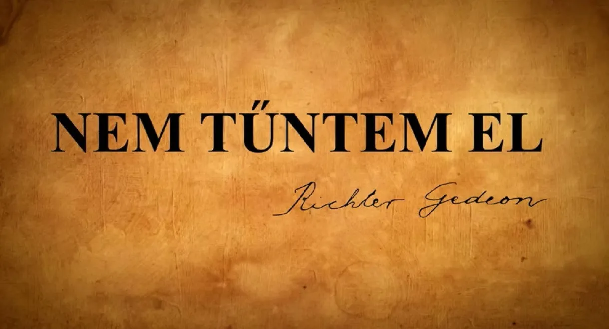 Nem tűntem el - Richter Gedeon története