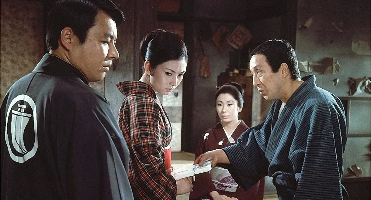 Vermillion Sword: Scabbard Code Sword Amidst the Swirling Cherry Blossoms