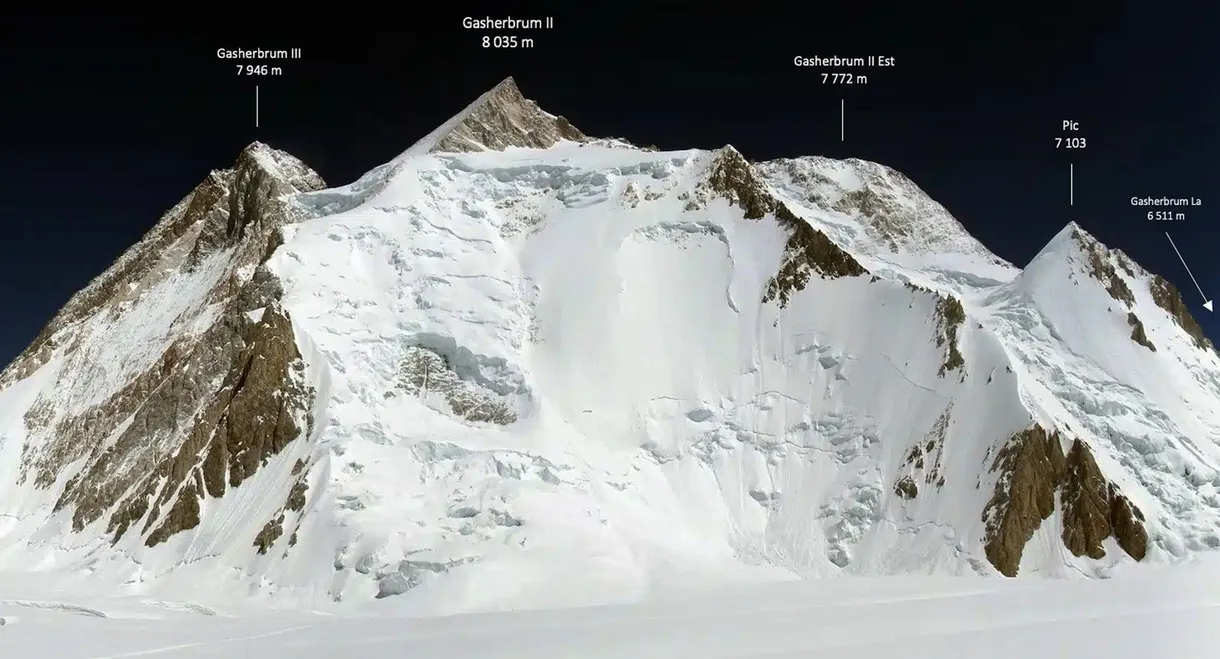 Lyon Premier 8000, Au Gasherbrum II - 8035m