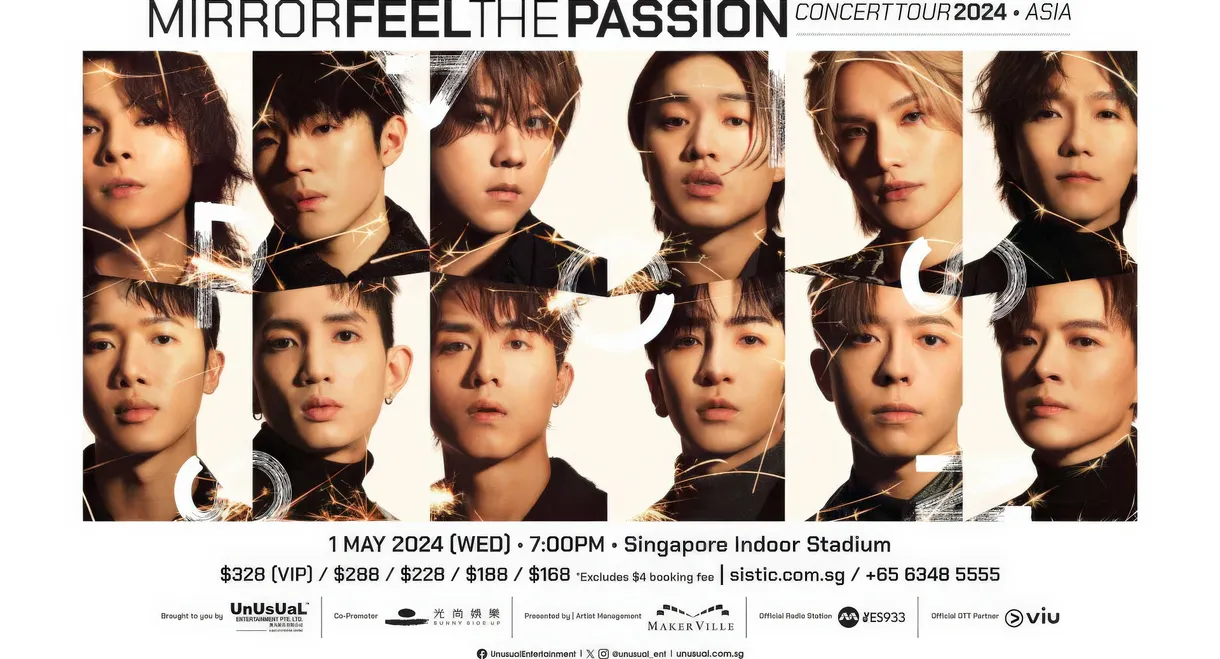 MIRROR FEEL THE PASSION CONCERT TOUR 2024