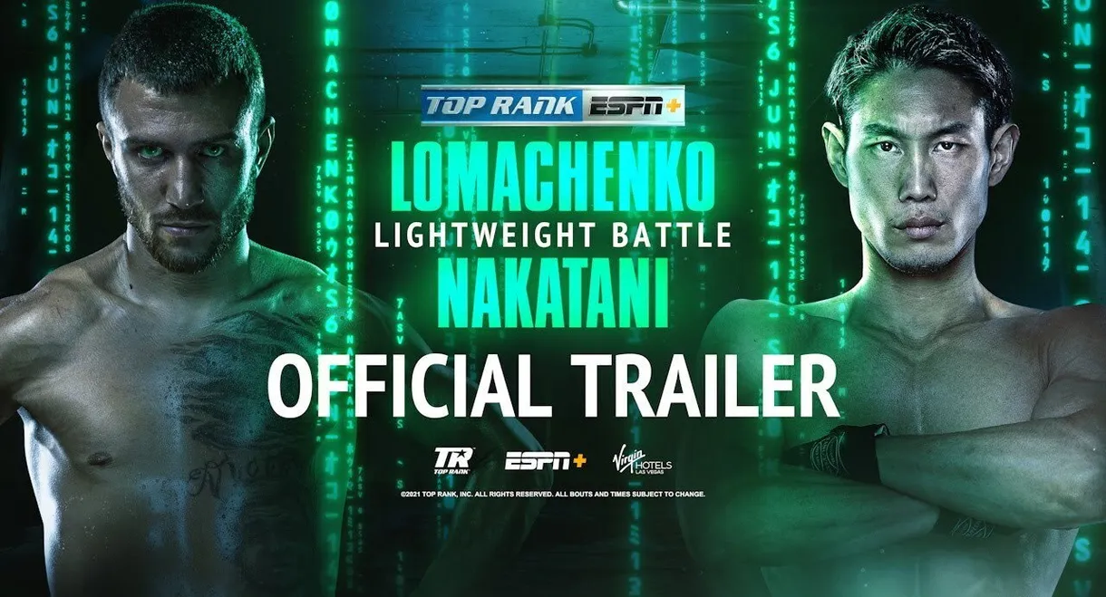 Vasyl Lomachenko vs. Masayoshi Nakatani