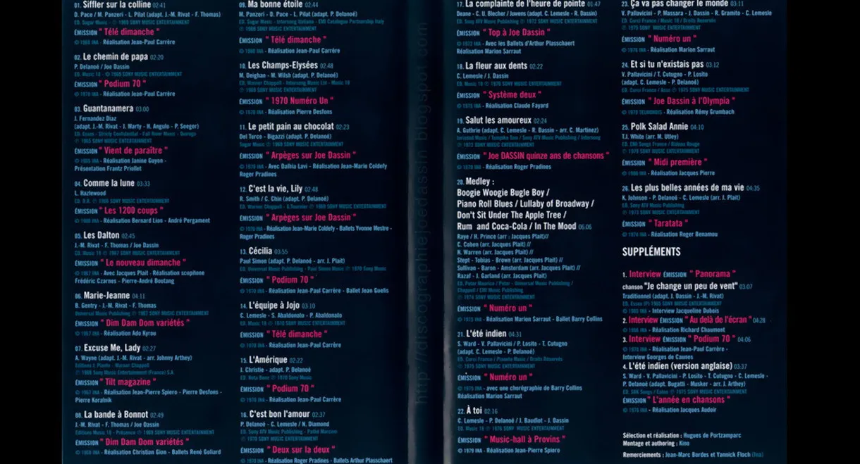 Joe Dassin - 1965-1980 Les grands moments de télévision