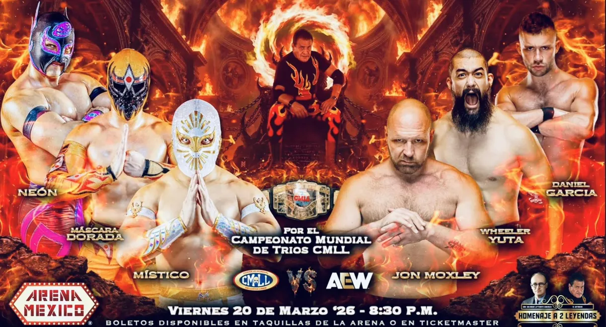 CMLL Homenaje a 2 Leyendas 2026