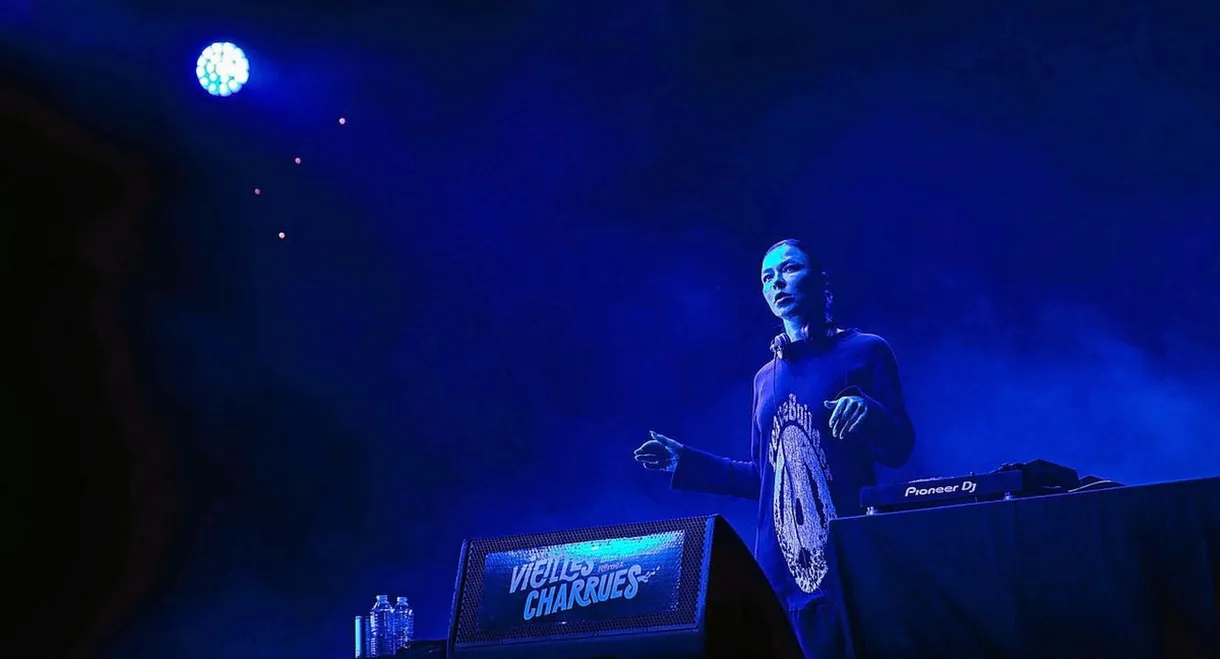 Nina Kraviz en concert aux Vieilles Charrues 2025