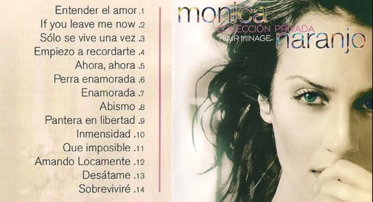 Monica Naranjo Tour Minage Coleccion Privada