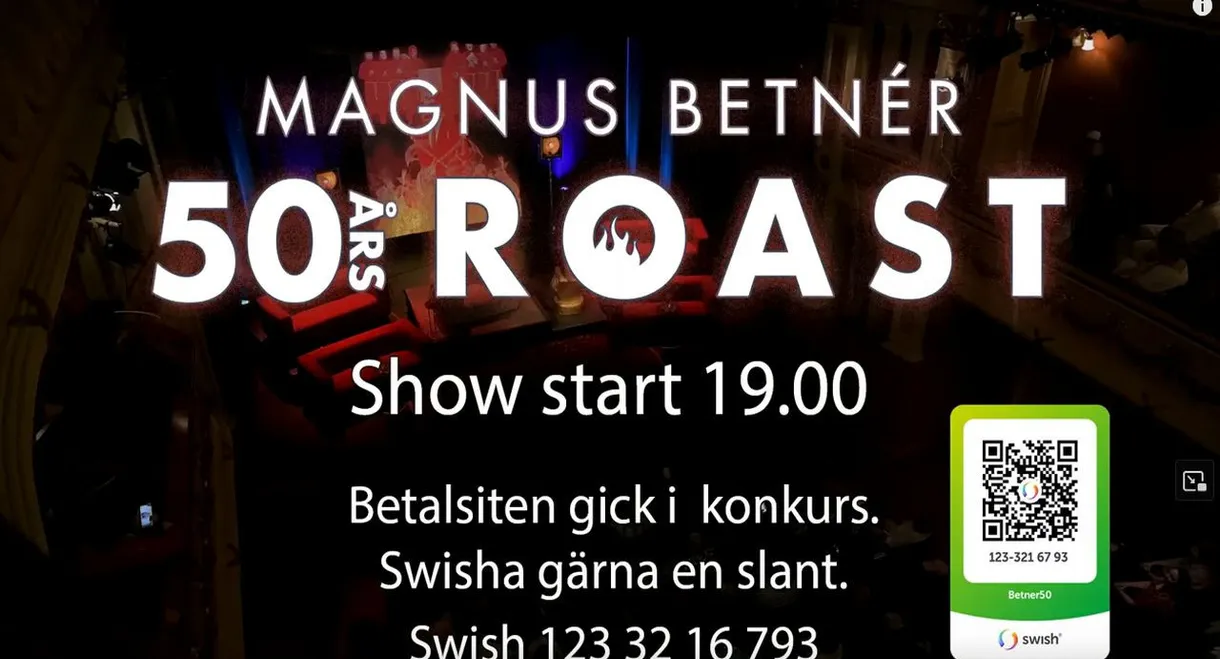 Magnus Betner 50års ROAST