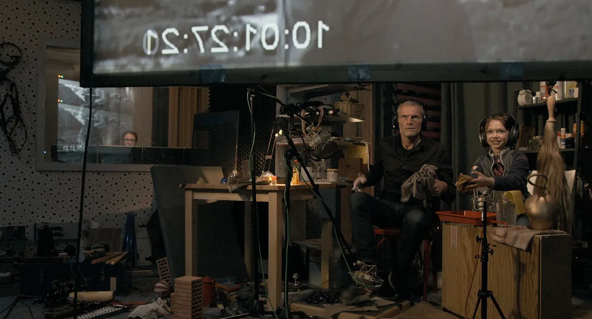 Heidi at the Foley Maker