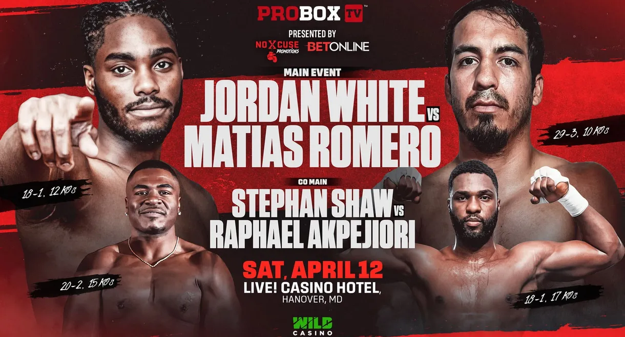Jordan White vs. Jose Matias Romero