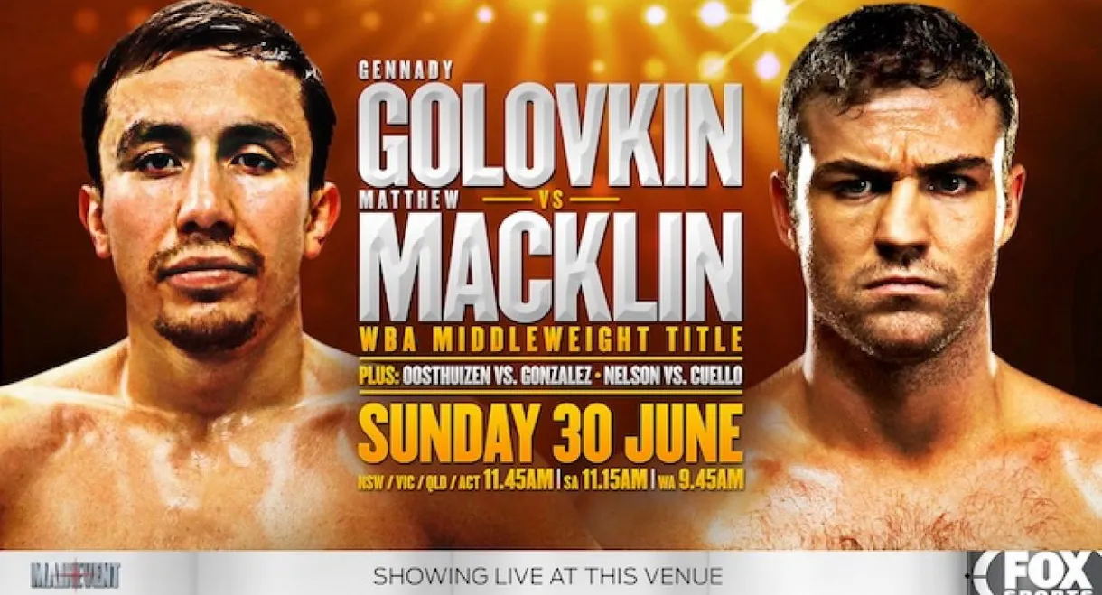Gennady Golovkin vs. Matthew Macklin
