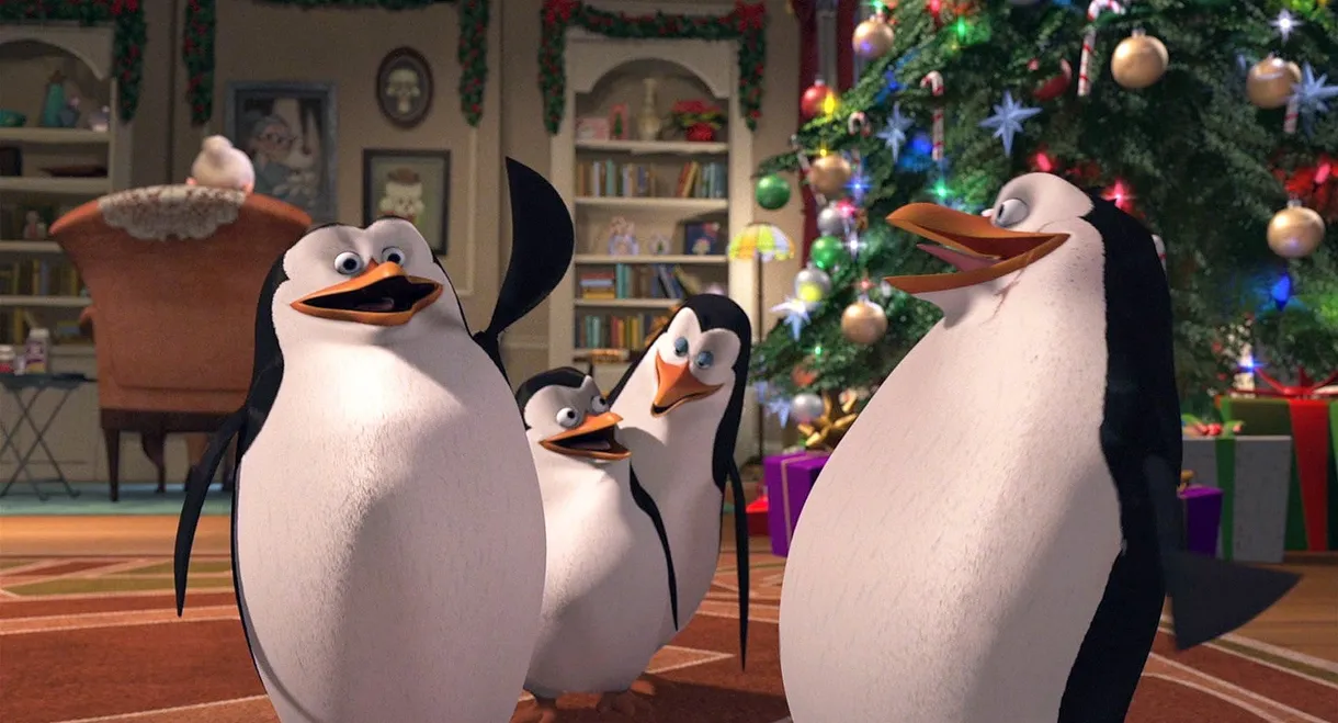 The Madagascar Penguins in a Christmas Caper