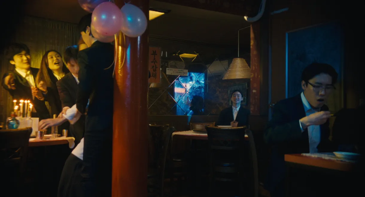 I’d like that corner seat over there