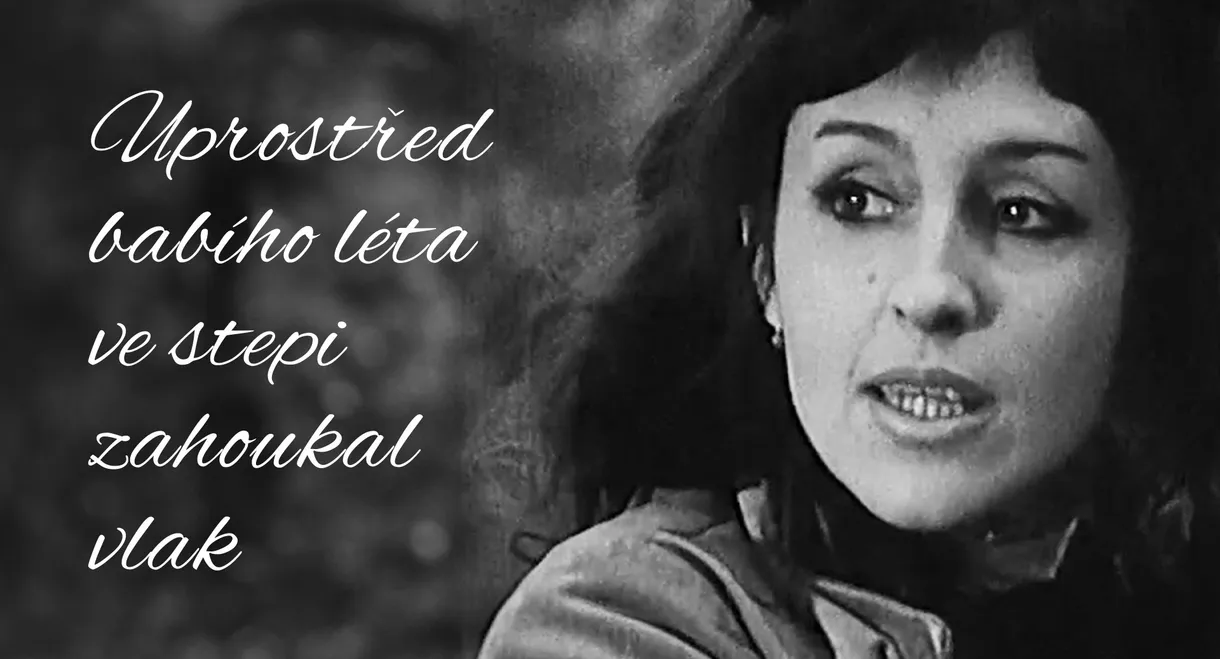 Uprostřed babího léta ve stepi zahoukal vlak