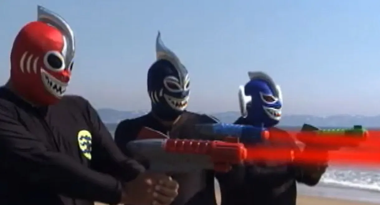 Galactic Super Heroes vs. Predators From Planet Aquarium