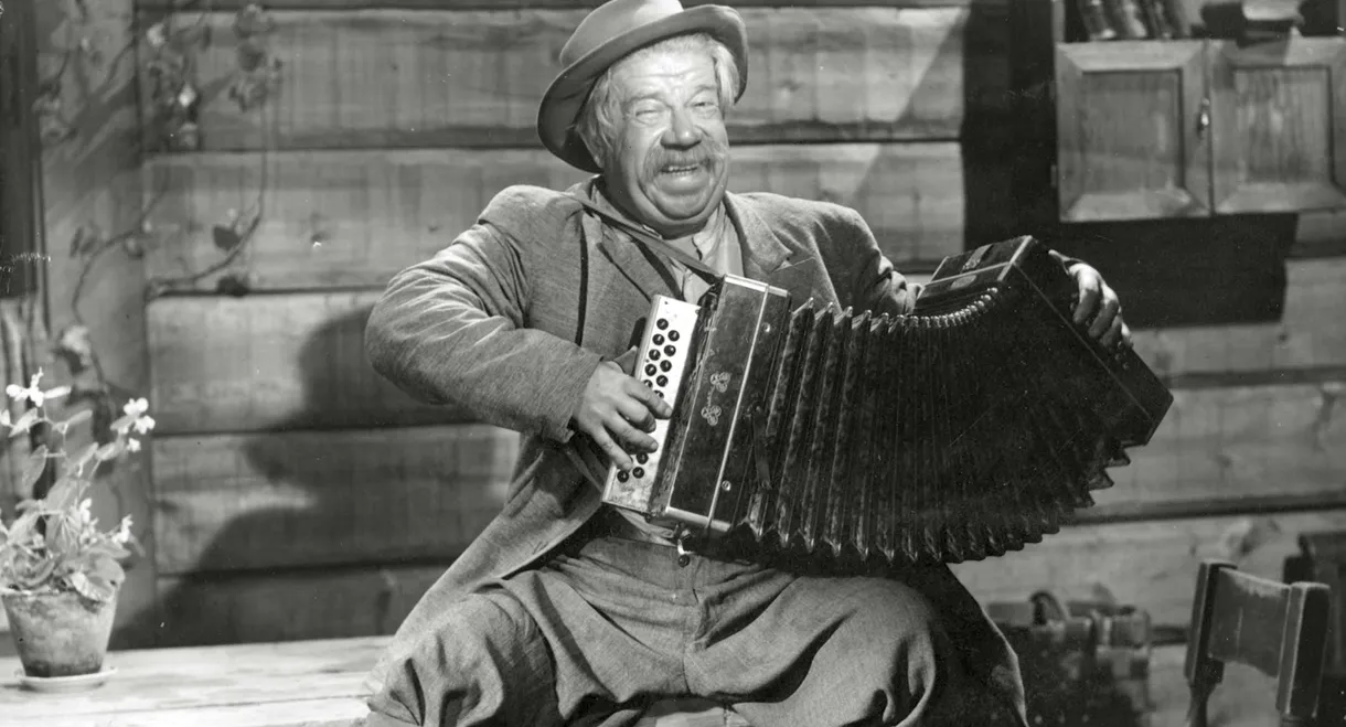 Isäntä soittaa hanuria