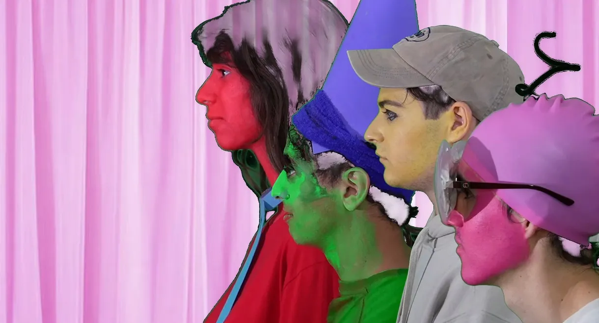 Amigos Sonrientes Una Persona Viciosa