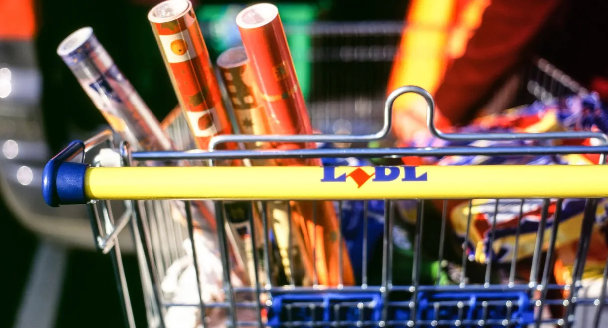 Inside Lidl at Christmas