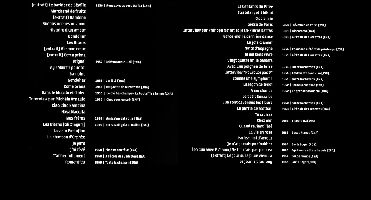 Dalida - Une Vie - 1