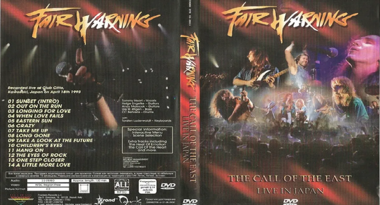 Fair Warning: The Call of the East Live In Japan 1993