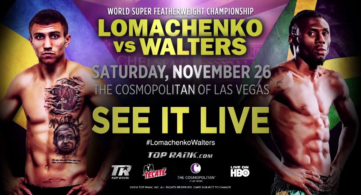Vasyl Lomachenko vs. Nicholas Walters