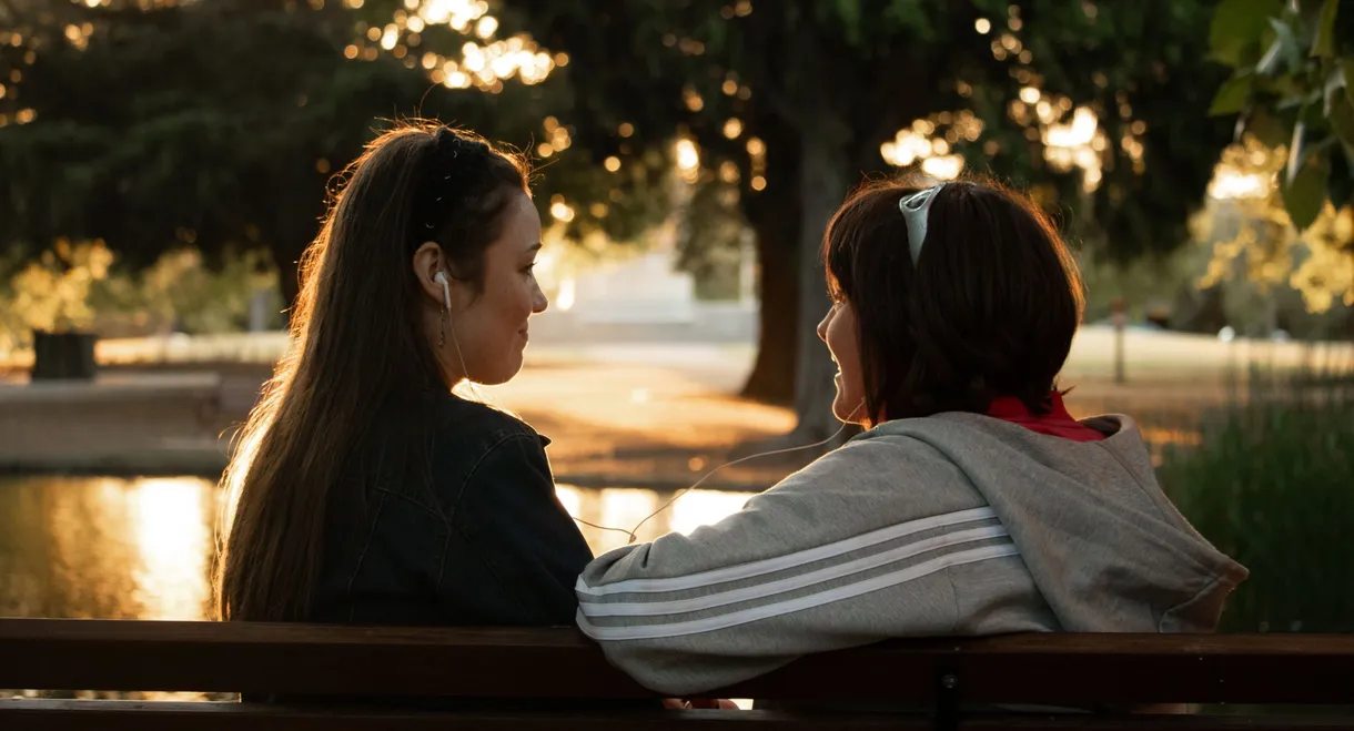 Tall Sad Girl and Short Punk Girl Are Friends