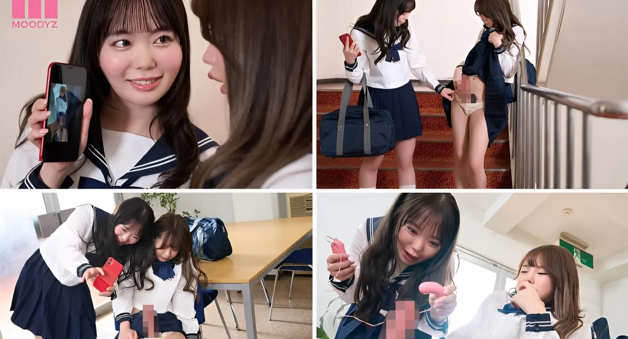 Futanari Schoolgirl Too Aroused to Hide it, Violated Commuting to and at School