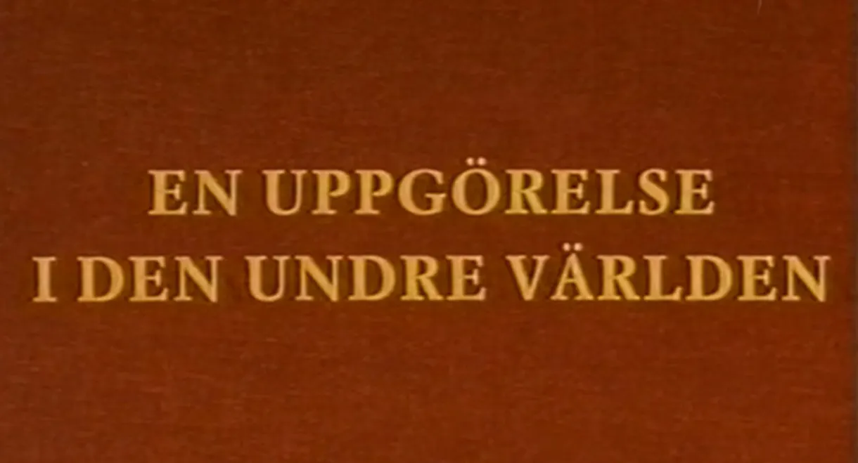 En uppgörelse i den undre världen