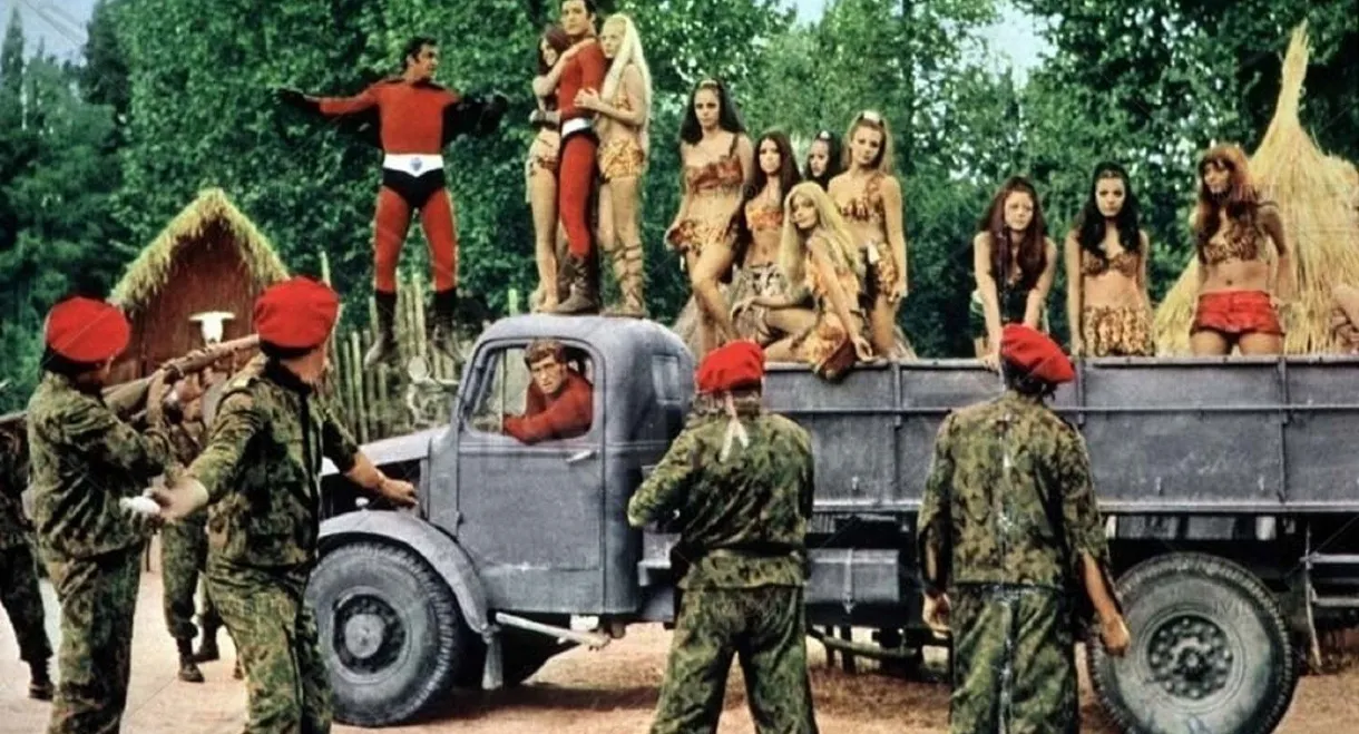 Three Supermen in the Jungle