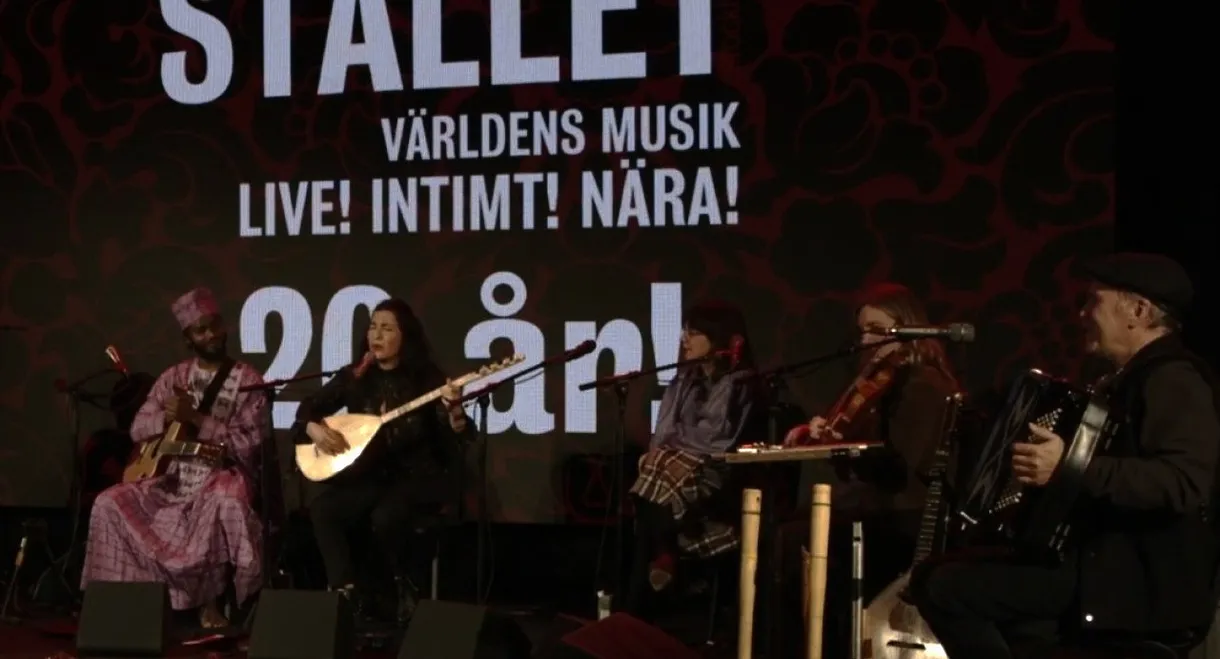 Ale och Anna Möller med vänner firar 20 år med Stallet