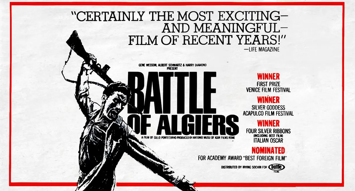 La Bataille d'Alger, l'empreinte