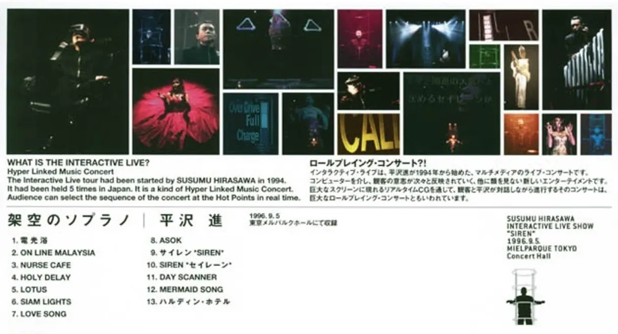 Susumu Hirasawa: Interactive Live Show “SIREN” 1996
