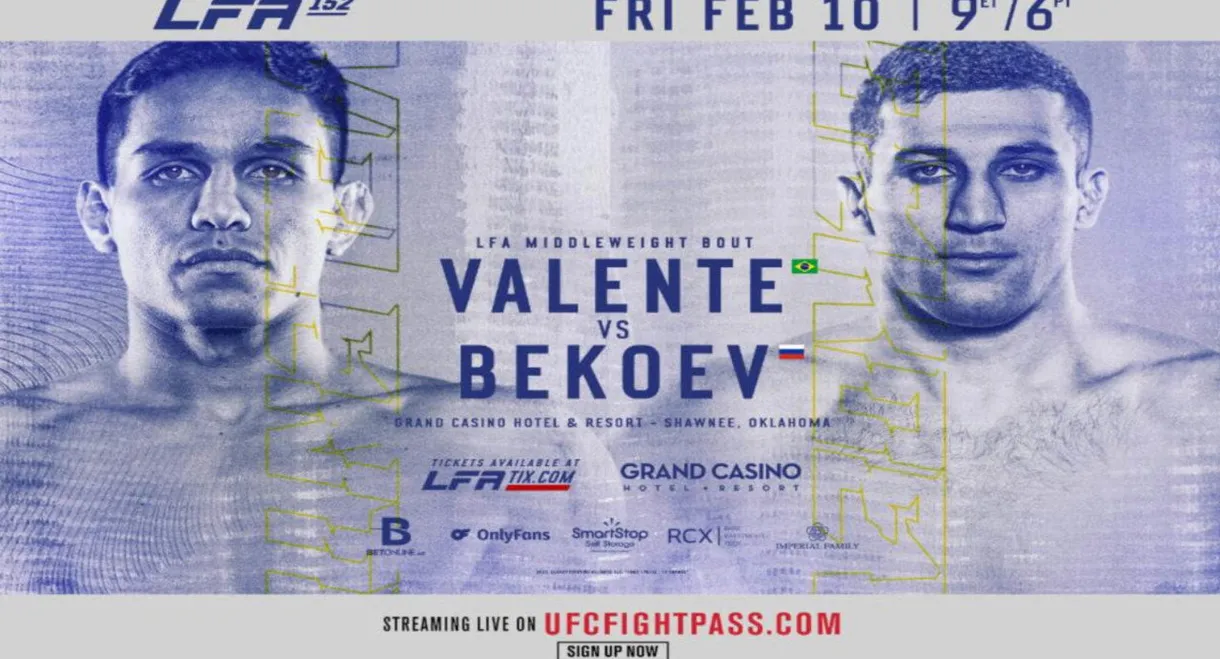 LFA 152: Valente vs. Bekoev