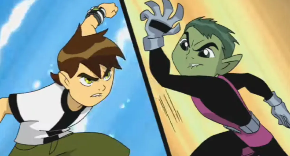 Beast Boy vs Ben 10